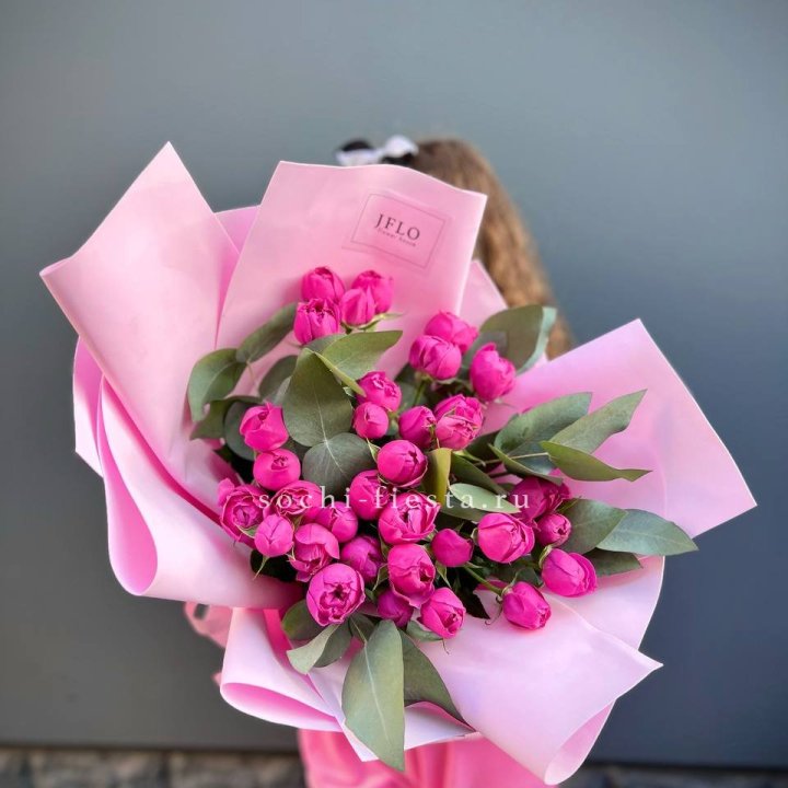 Пионовидные розы баблс в Бийске