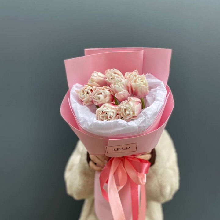 9 нежных тюльпанов в Бийске