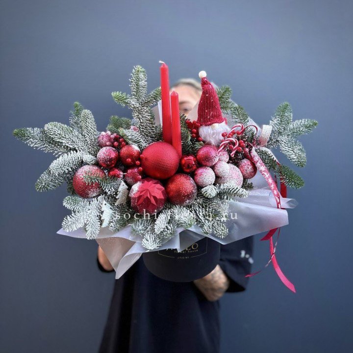 Композиция "Мери крисмас ред" в Бийске