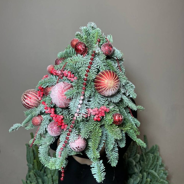 Ёлка красная в Бийске