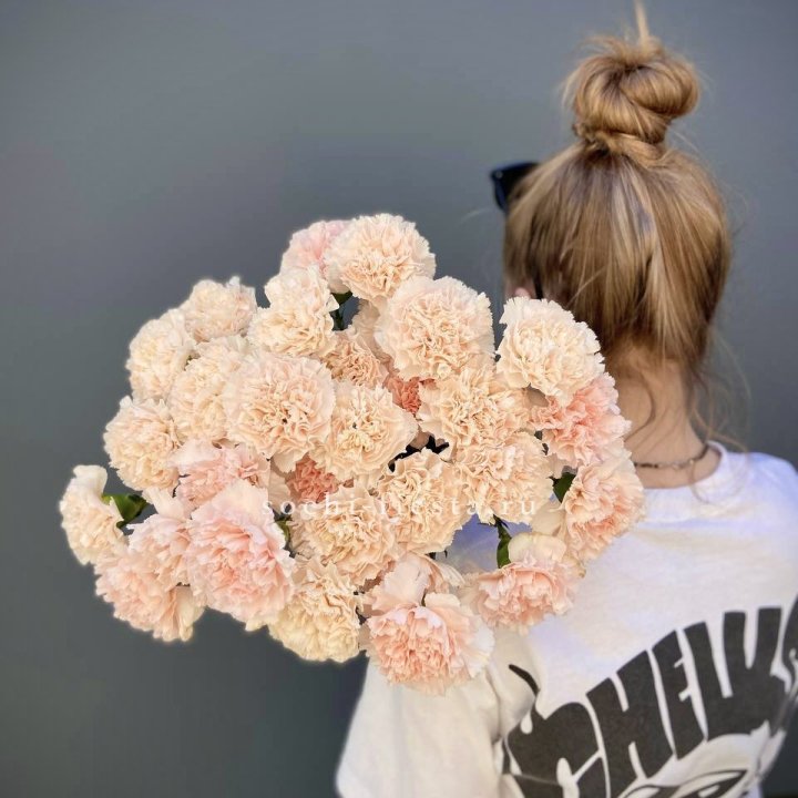 Охапка диантусов  в Бийске