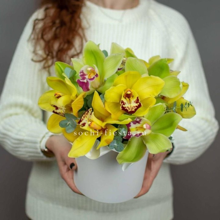 Бокс с орхидей №1 в Бийске