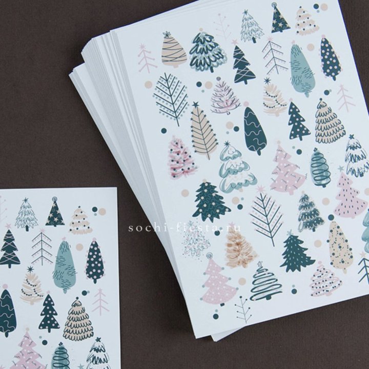 Открытка к букету "Елки" в Бийске