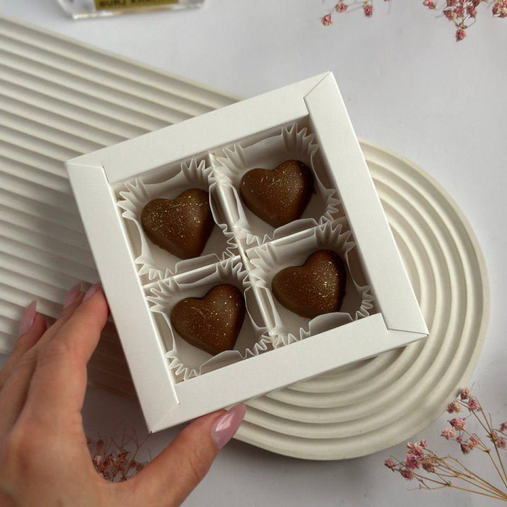 Бельгийский шоколад сердца в Бийске