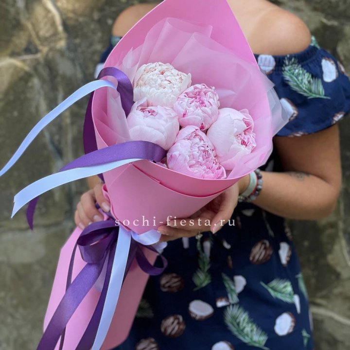 Букет пионов "НАЙ" в Бийске