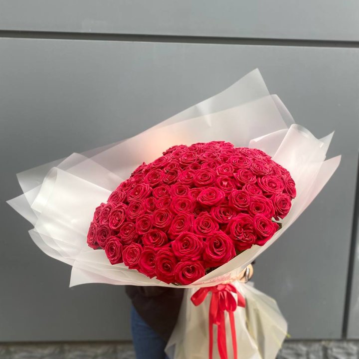 101 высокая роза в Бийске