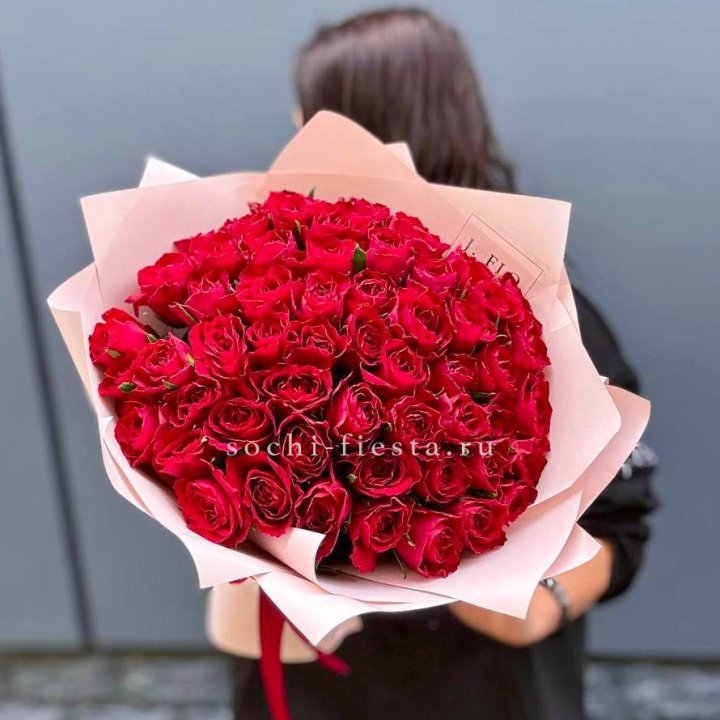 55 кенийских роз в Бийске
