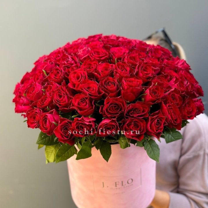 101 кенийская роза в цилиндре в Бийске