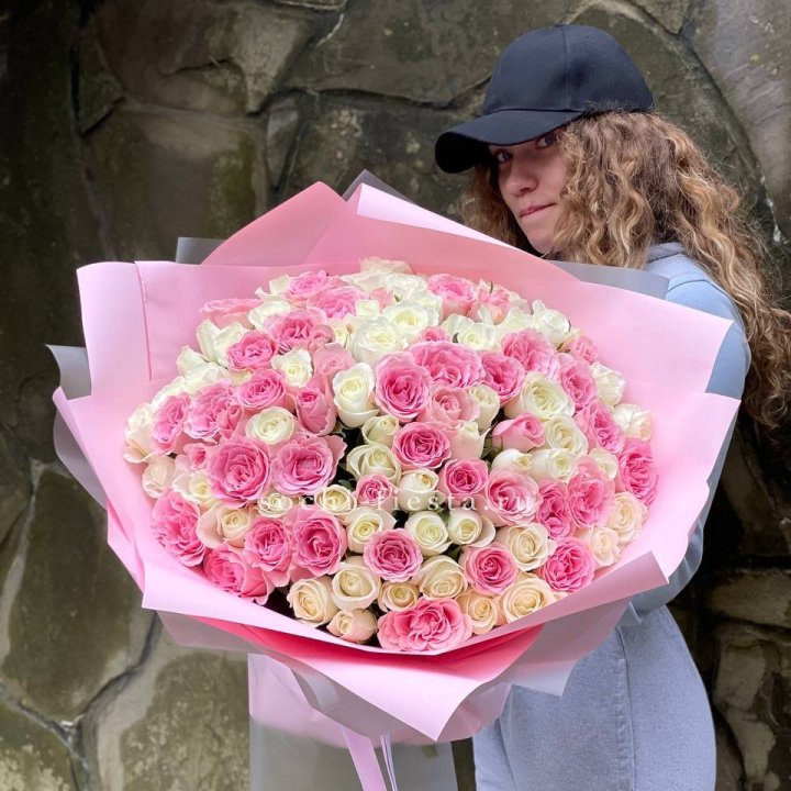 101 роза Миксбери в Бийске