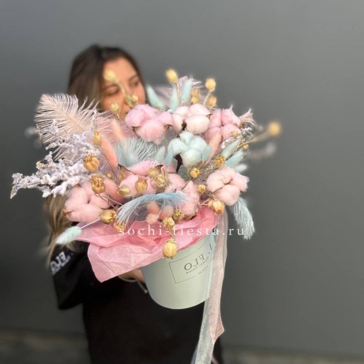 Авторский бокс с сухоцветами №2 в Бийске