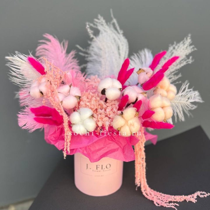 Авторский бокс с сухоцветами №1 в Бийске