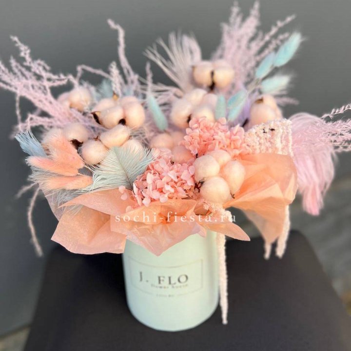 Авторский бокс с сухоцветами №3 в Бийске