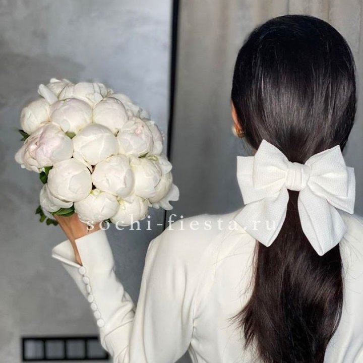 Свадебный букет пионов в Бийске