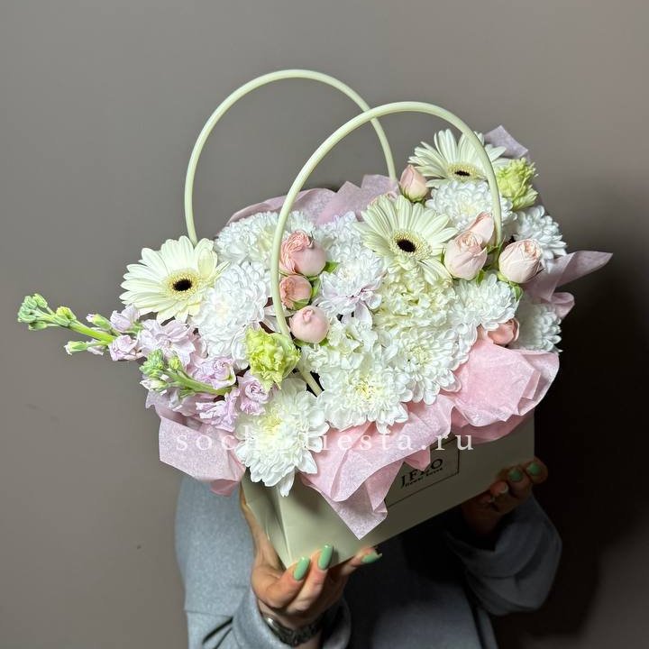 Сумочка "Белый рассвет" в Бийске