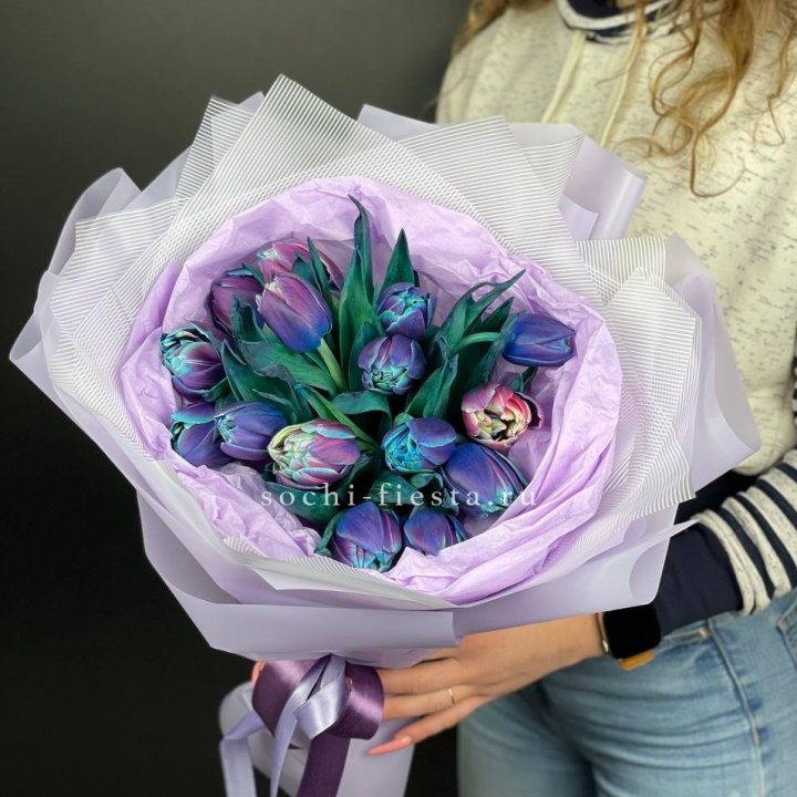 Букет тюльпанов "Пандора" в Бийске