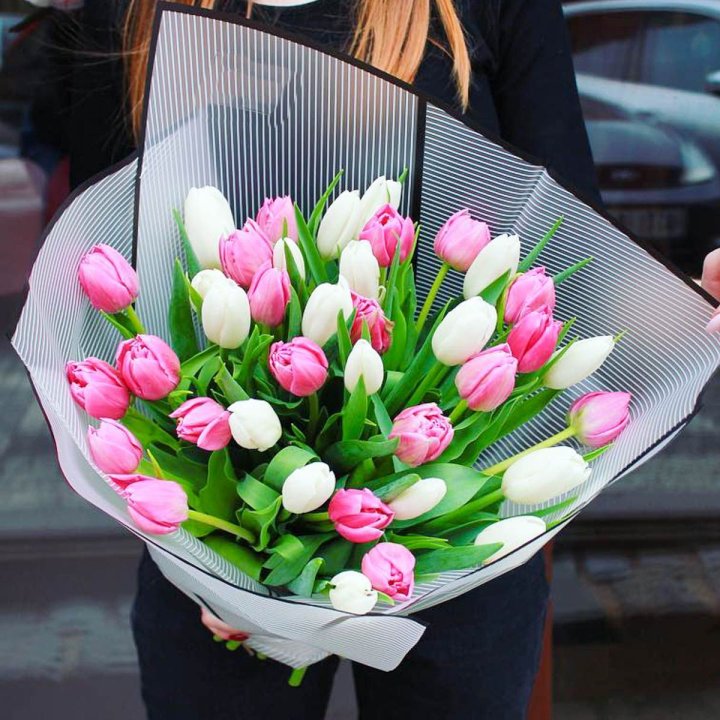 29 тюльпанов микс в Бийске