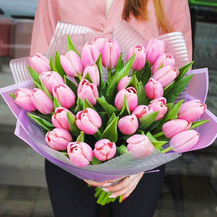 25 тюльпанов "Айс крем" в Бийске