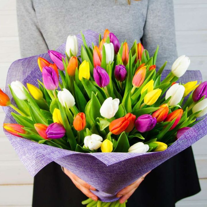 51 тюльпан "Рандом" №2 в Бийске