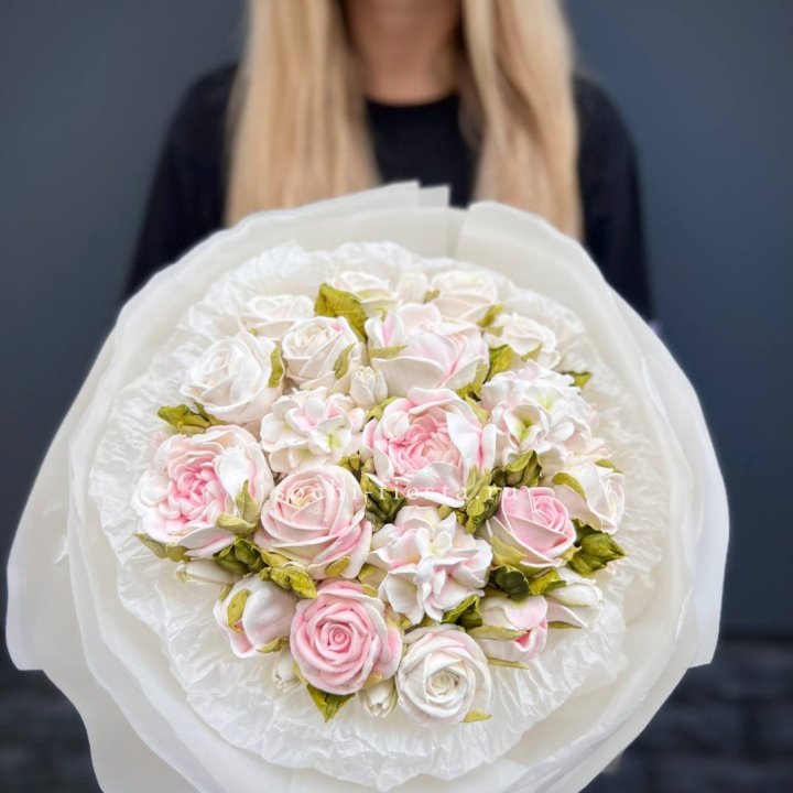 Сладкий букет из ЗЕФИРА нежный в Бийске